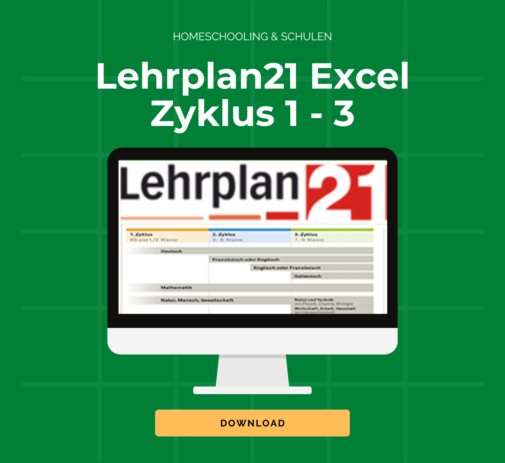 Lehrplan21 Excel Zyklus 1-2